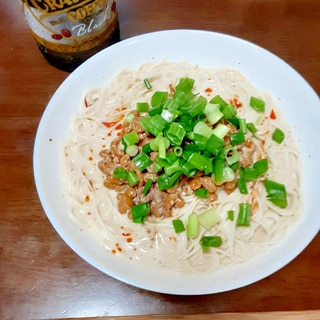 納豆そうめん